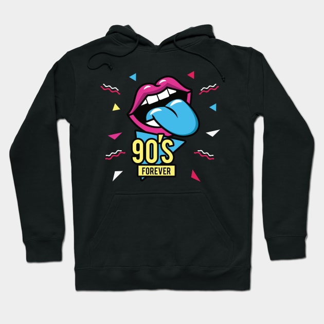 90s forever Hoodie by schmomsen